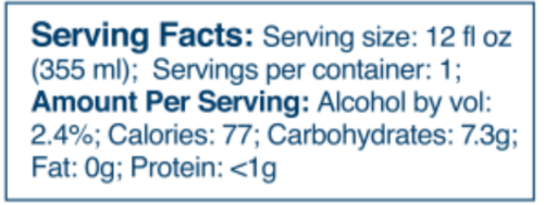 Bella Snow Soft Ale with Mandarin