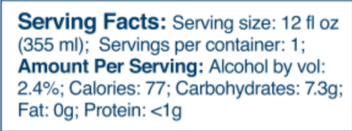 Bella Snow Soft Ale with Grapefruit